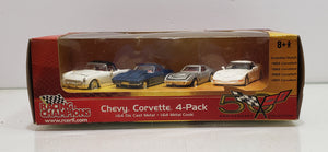 Racing Champions Chevy Corvette 4-Pack 1:64