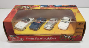 Racing Champions Chevy Corvette 4-Pack 1:64