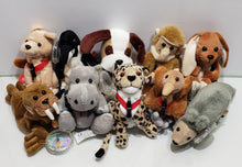Load image into Gallery viewer, Vintage Coca-Cola lot of 10 International Beanies Animals Bean Bag Plush
