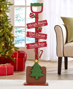 The Lakeside Collection Holiday Shovel Decor Tree - Masolut Superstore