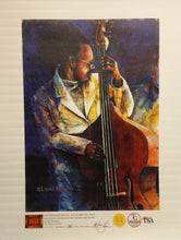 Load image into Gallery viewer, The BASSics of Jazz, Print on Canvas by Lewis Bowman - Masolut Superstore
