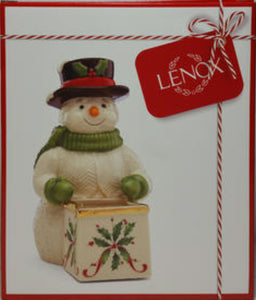 Snowman Treat Jars by Lenox - Masolut Superstore